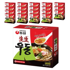 생생우동 봉지, 253g, 20개