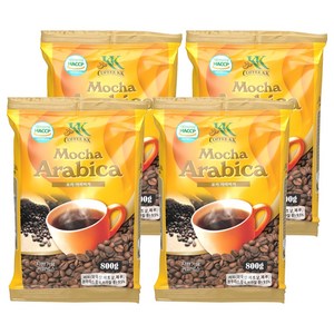 커피케이케이 모카 아라비카 자판기용 커피믹스, 800g, 1개입, 4개