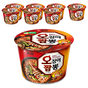 농심 오징어짬뽕 컵, 8개