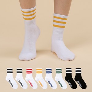 GGRN 여성용 스탠다드AA 패션 양말 8켤레 세트