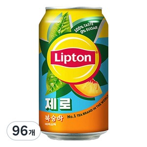 립톤 제로 복숭아 아이스티, 355ml, 96개