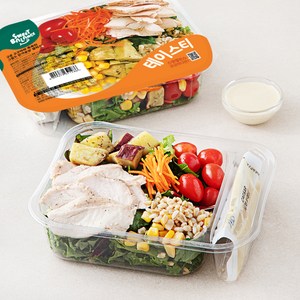 스윗밸런스 구운 고구마와 촉촉한 그릴드 닭가슴살 샐러드, 300g, 2개