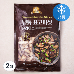 표고버섯 슬라이스 (냉동), 1kg, 2개