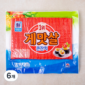 대림선 게맛살큰잔치, 1kg, 6개