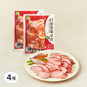 다향 1등급 훈제오리, 300g, 4개