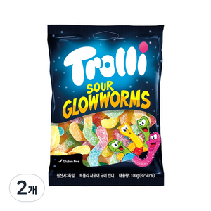 트롤리 사우어 글로우 웜즈 젤리