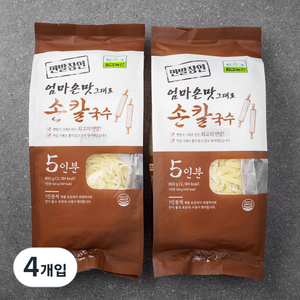 칠갑농산 손칼국수 5인분, 800g, 4개입