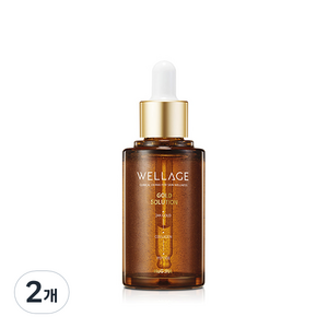 웰라쥬 골드 솔루션 콜라겐 앰플, 45ml, 2개