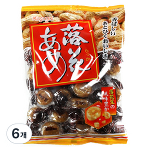카수가이 라카 아메 땅콩사탕, 130g, 6개