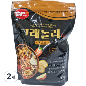 씨알로 그래놀라 후르츠, 2개, 400g