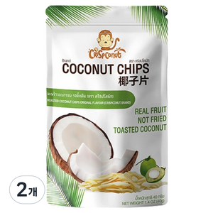 킨디 코코넛칩, 40g, 2개