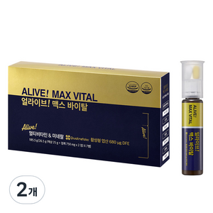 얼라이브 맥스 바이탈 185.5g, 7회분, 2개