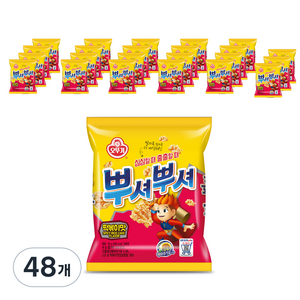 오뚜기 뿌셔뿌셔 떡볶이맛, 90g, 48개