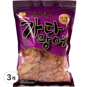 석하 곱게깎은 가다랑어 가쓰오부시, 90g, 3개