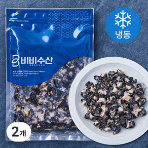 비비수산 국내산 깨끗하게 손질한 논우렁살 (냉동), 700g, 2개