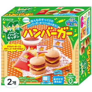 크라시에 해피 키친 햄버거 가루쿡 만들기 세트, 2개