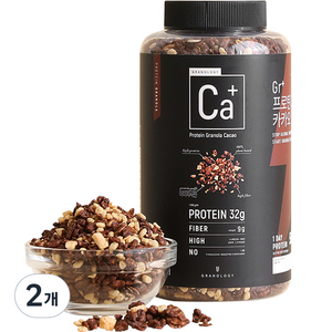 그라놀로지 프로틴 그래놀라 카카오 시리얼, 400g, 2개