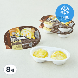 롯데웰푸드 찰떡아이스 옥수수 크림치즈 (냉동)