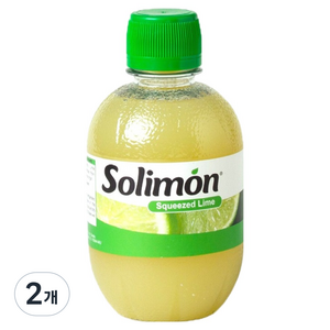 솔리몬 스퀴즈드 라임즙, 280ml, 2개