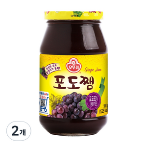 오뚜기 포도쨈, 500g, 2개