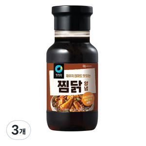 대상 청정원 찜닭 양념, 280g, 3개