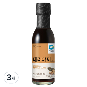 청정원 데리야끼 소스, 3개, 250g