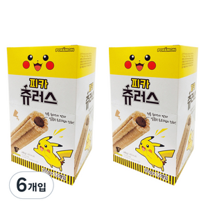 포켓몬스터 피카츄러스 과자, 240g, 6개