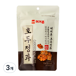 머거본 호두정과, 100g, 3개