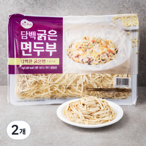 맑은물에 담백 굵은면두부, 1kg, 2개