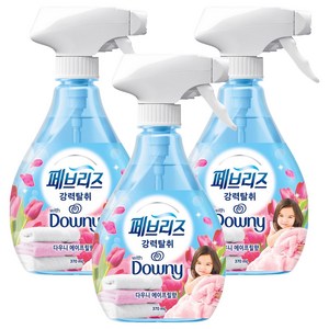 페브리즈 섬유탈취제 다우니 에이프릴향 본품, 370ml, 3개