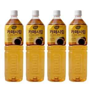 그린스위트 카페시럽, 1.5L, 4개