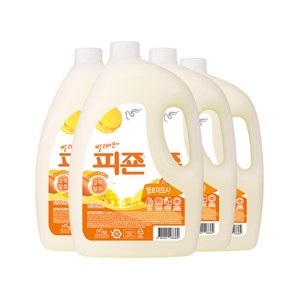 피죤 레귤러 3100ml 옐로미모사, 4개