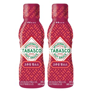 타바스코 고추장 핫소스, 300g, 2개