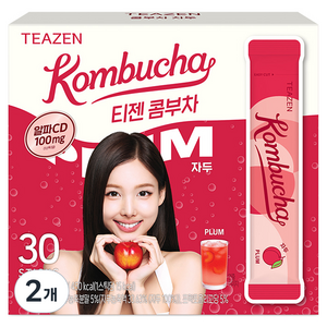 티젠 알파CD 콤부차 자두, 5g, 30개입, 2개