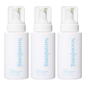 에뛰드 순정 약산성 6.5 휩 클렌저, 250ml, 3개