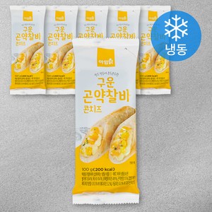 아임닭 구운 곤약찰바 콘치즈 (냉동), 100g, 6팩