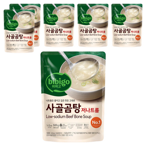 비비고 저나트륨 사골곰탕, 500g, 6개