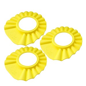 아가드 베이비 버블 샴푸캡, 옐로우, 3개