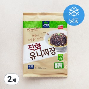 면사랑 직화 유니짜장 1인분 (냉동), 383g, 2개