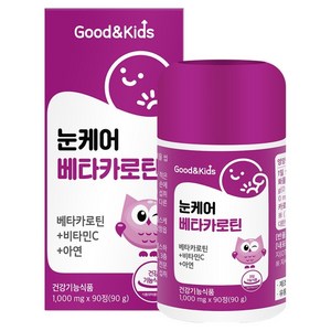 굿앤키즈 눈케어 베타카로틴, 90정, 1개