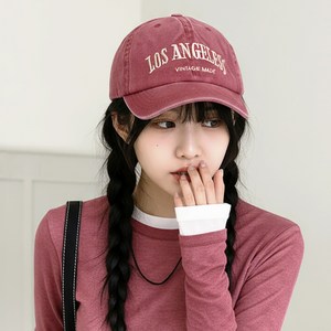 걸핀스 로스엔젤레스 빈티지 심플 레터링 남녀공용 볼캡 1449