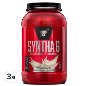 신타6 프로틴 파우더 쿠키앤크림맛 28회분, 1.32kg, 3개