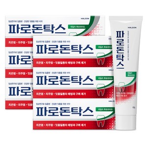 파로돈탁스 데일리 후로라이드 잇몸 치약, 100g, 6개