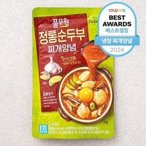 풀무원 정통순두부 찌개양념, 140g, 1개