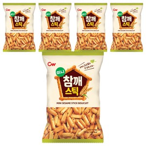 청우식품 미니 참깨 스틱, 370g, 5개