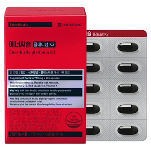 에너씨슬 플래티넘 K2 45g, 60정, 1개