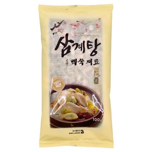 비니플랑센 국산 삼계탕 백숙 수육 만능 육수 재료, 100g, 1개