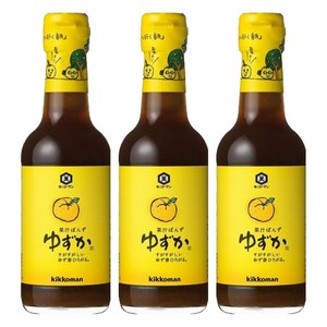 기꼬만 폰즈 유즈카, 250ml, 3개