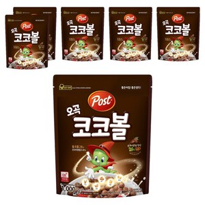 포스트 오곡 코코볼 시리얼, 1kg, 6개