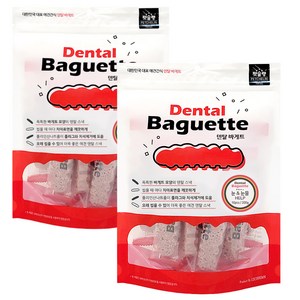 코코브라운 덴탈 바게트 강아지 간식, 눈&눈물, 200g, 2개